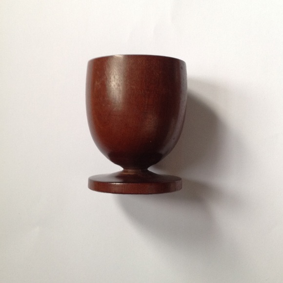 Mahogany Wooden Goblet Wine Cup Shot Party Groomsmen Decoration 2.5 X 2 - Picture 3 of 8